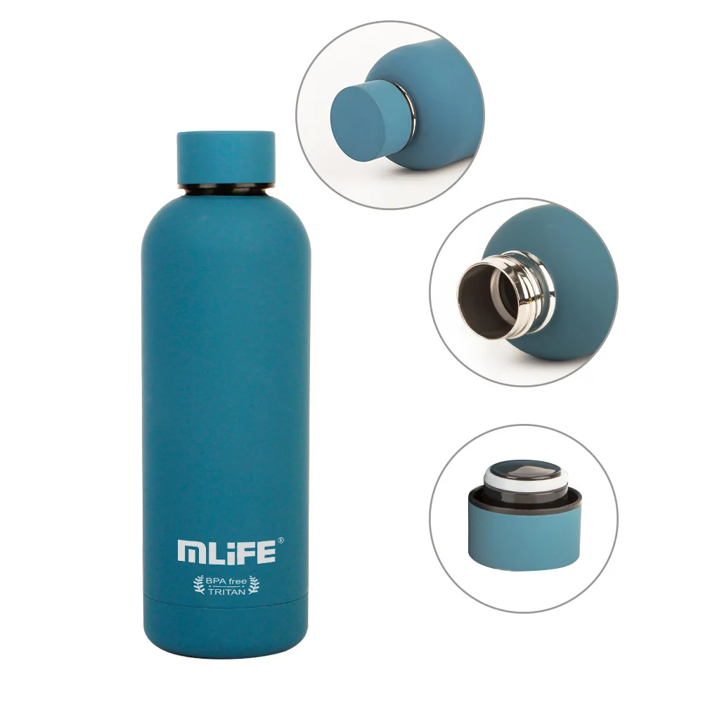 

New Style Hot Selling Insulated Stainless Steel Bottle High Quality 304 Inner Wearing Double Layer Vacuum Dull Polish Paint Glas