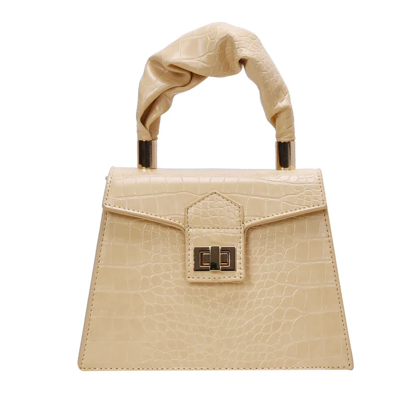 

Premium Texture Bags Women 2020 New Korean Fashion One Shoulder Messenger Bags Lock Portable Small Square Bags Shoulder Bags