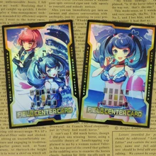 2 шт./компл. Yu-Gi-Oh! VRAINS Blue Angel полевой центр карты Скай зайзен Aoi YGOPRO Yugioh Trickstar структура палубные вентиляторы подарочная карта