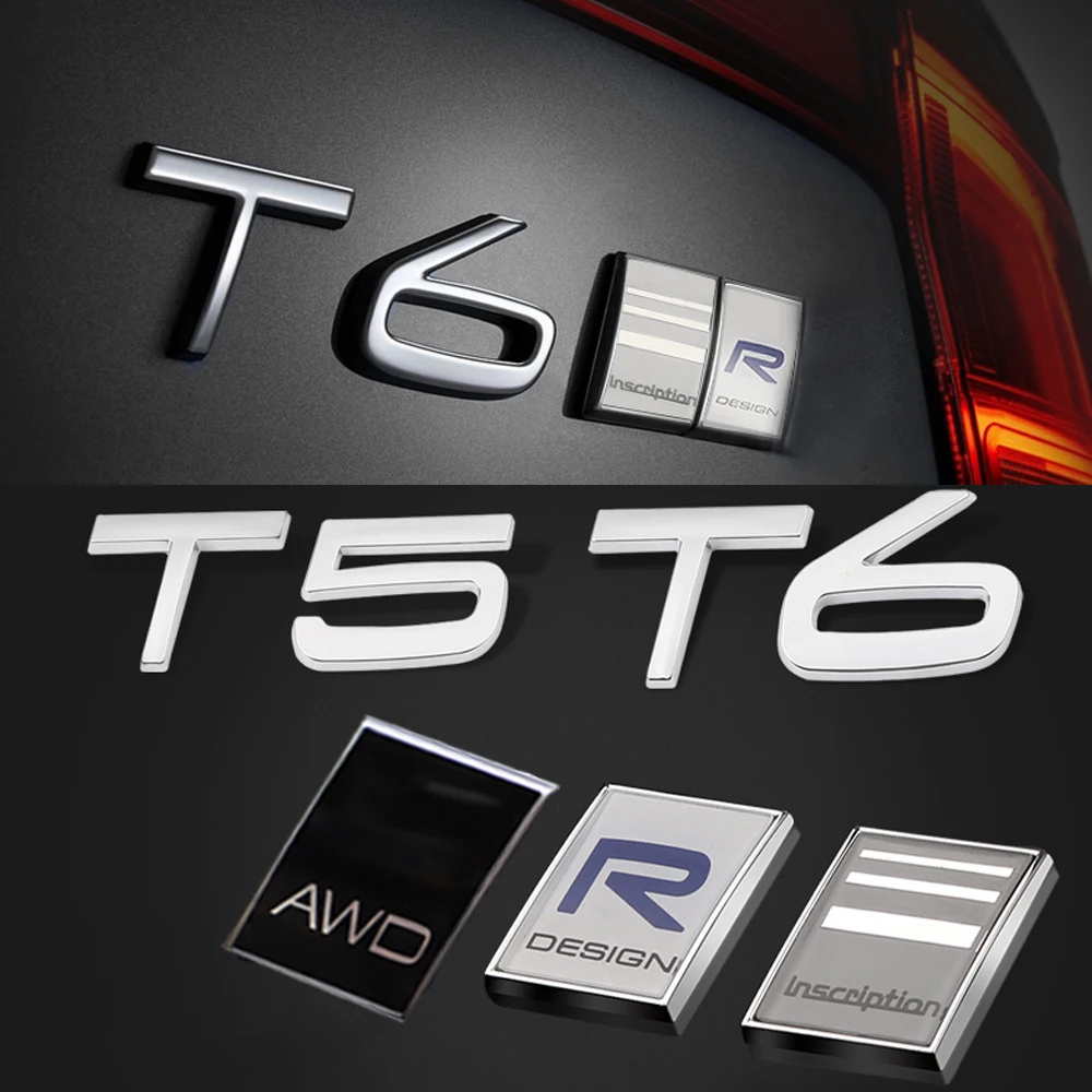 S40 V40 V50 C30 C70 XC60 XC90 R-Design Emblem Badge Logo Blue R