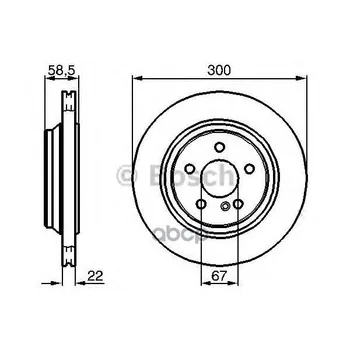 

0 986 478 473 _ disc brake rear! MB W220 3.8-4.0cdi 98 Bosch art. 0 986 478 473