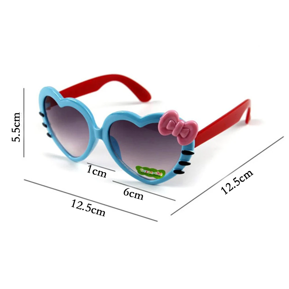 Kids Heart Shaped Sunglasses Girl Brand Fashion Glasses Boy Baby Sun Glasses Cute Eyewear Retro Children's