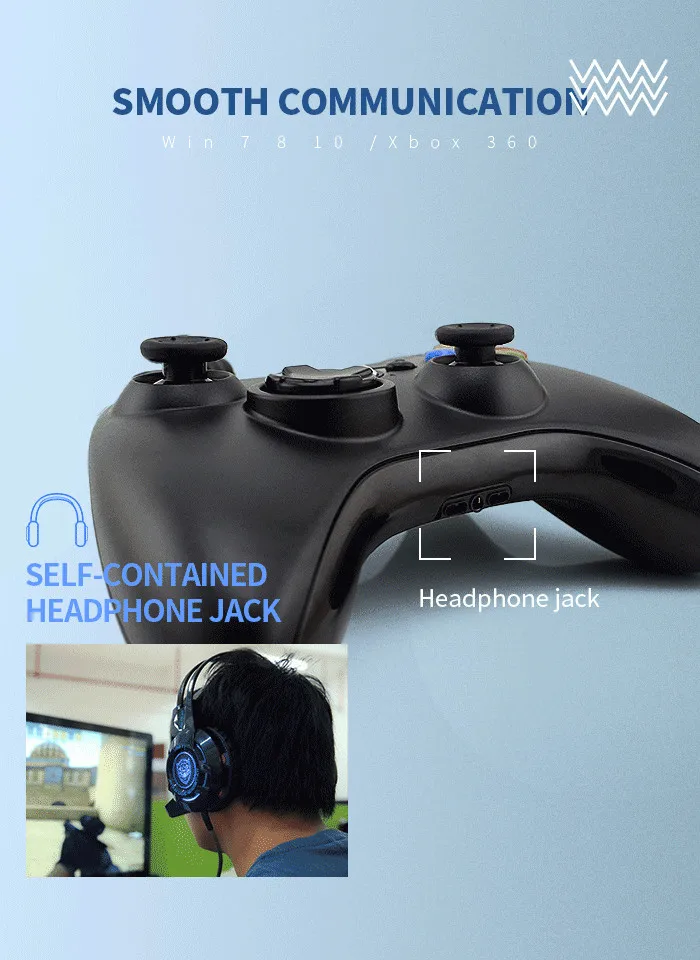 GTIPPOR USB проводной геймпад для Xbox 360 контроллер Джойстик для официальный Microsoft PC контроллер для Windows 7 8 10