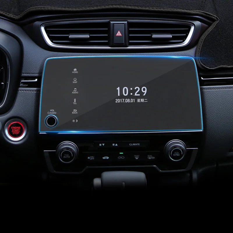 Защитная пленка для Honda CRV закаленное стекло с навигационной панелью GPS наклейки