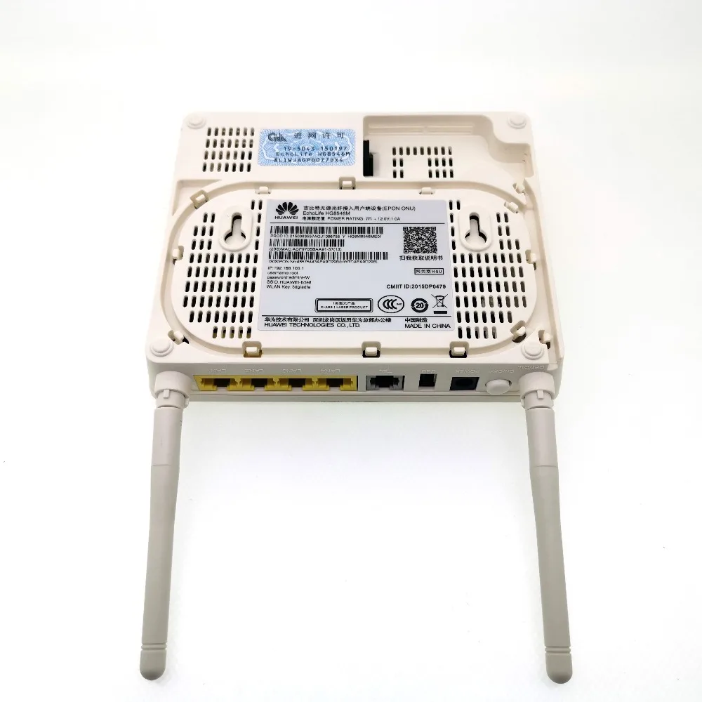 FTTH EPON ONU ONT HG8546M Echolife 4 Gigabit LAN TEL USB с wifi