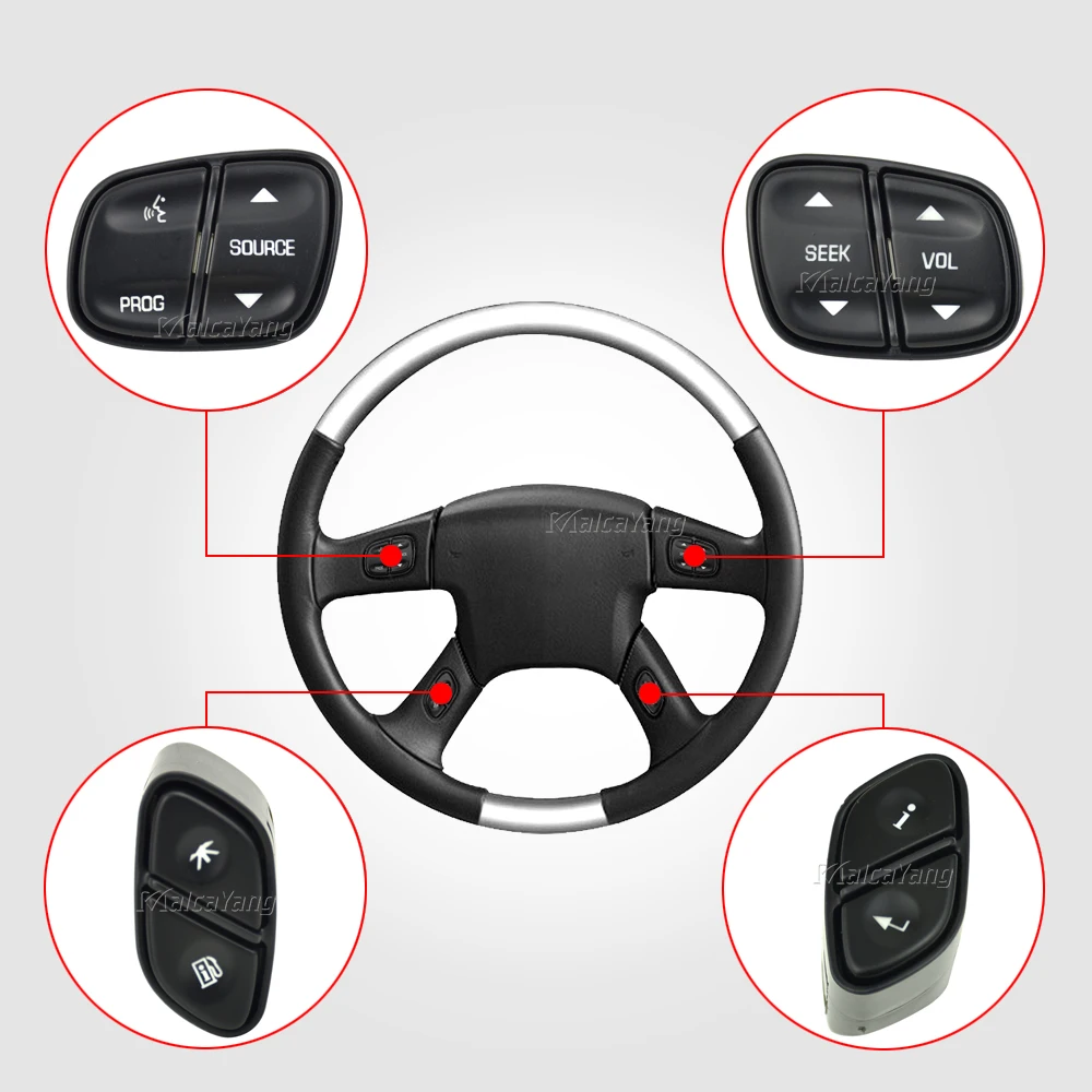 Genuine GM Chevrolet Buick GMC Cadillac Steering Wheel Radio Switch GM 1999443 Official online