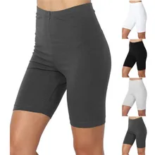 Short de ciclismo feminino com tecido liso, bermuda curta básica preta macia para exercícios ao ar livre