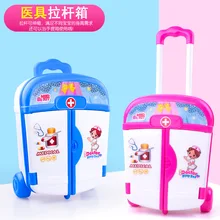 Ze Sheng детский набор игрушек для доктора, детский эхометр для инъекций, медицинский шкаф для мужчин и женщин, Детская модель, барная коробка для лекарств