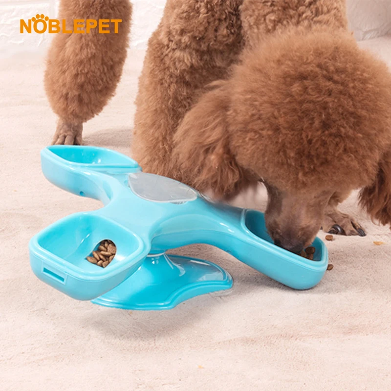 Noblepet Pet Puzzle Toy Dog Anti Choke Slow Food Feeder Bowl Cat Small Medium Dogs Rotatable Interactive IQ Training Game Toys | Дом и сад