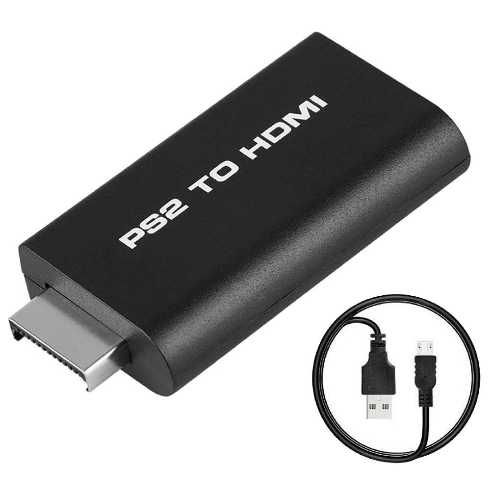 Для PS2 к HDMI аудио видео конвертер адаптер портативный AV кабель USB 5V вход TU