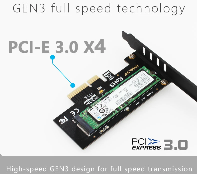 M2.PCIe SSD адаптер M.2 SSD NVME PCIe M.2 к PCIe M2 к PCI e NVME конвертер NVME/M2 M ключ 2230-2280 PCI express x4 x8 x16 карта