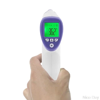 

Temperature Tester Non-Contact Infrared Forehead Thermometer for Baby Kids Adult A09 20 Dropship