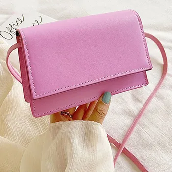 

Fashion Colorful Flap Bags Summer New Women Bag French Shoulder Bag High Quality PU Leather Messenger Totes Bag Female Small Bag