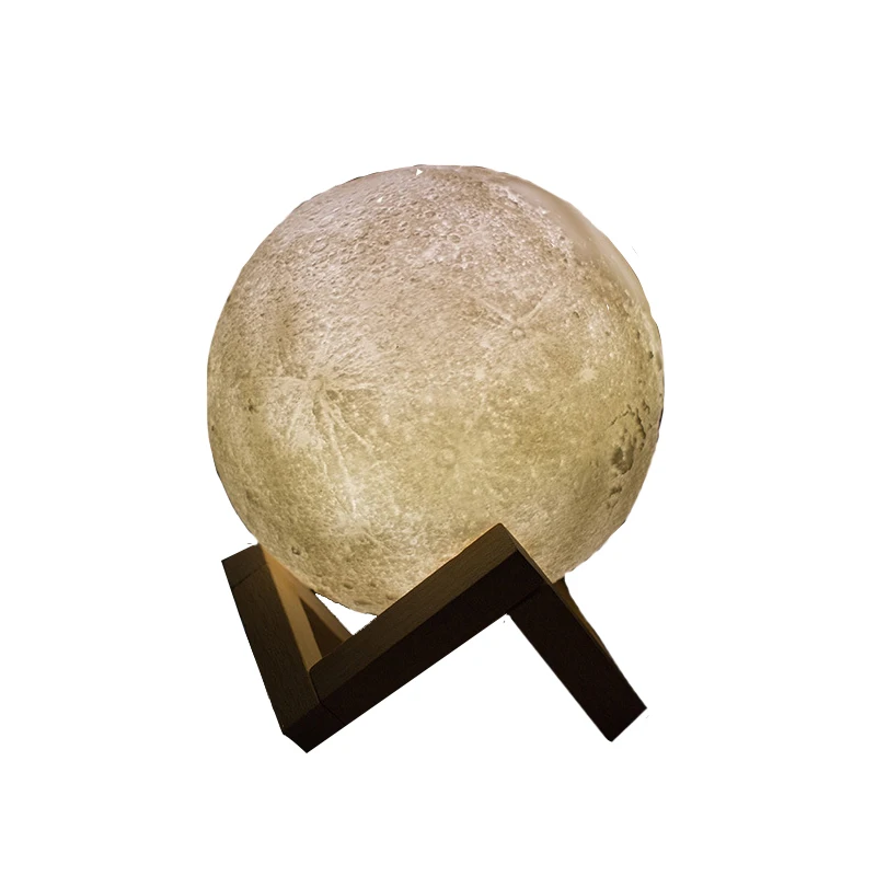 Cross-border Platform Explosion Models 3D Moon Lamp Creative Night Light Bedside Small Desk Walk For Birthday | Лампы и освещение