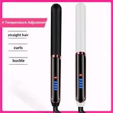 Новые прямые бигуди для волос Многофункциональный рулон прямые 2 в 1 бигуди для волос отрицательные ионы ленивый выпрямитель пряжки для волос EU/US Plug