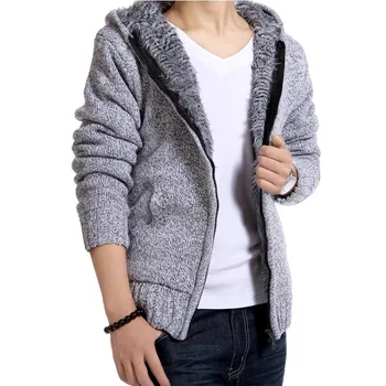 

Winter Men's Youth Plus Velvet Padded Coat Men's Loose Cotton Clothing