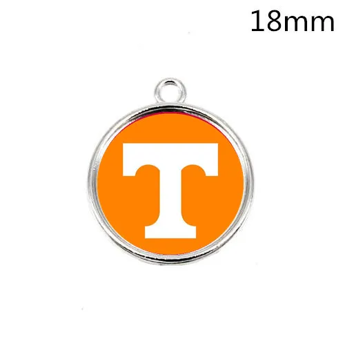 Модные Спортивные Подвески Tennessee для браслетов DIY& Ожерелья& серьги& брелок ювелирные аксессуары 20 шт./лот - Окраска металла: as picture