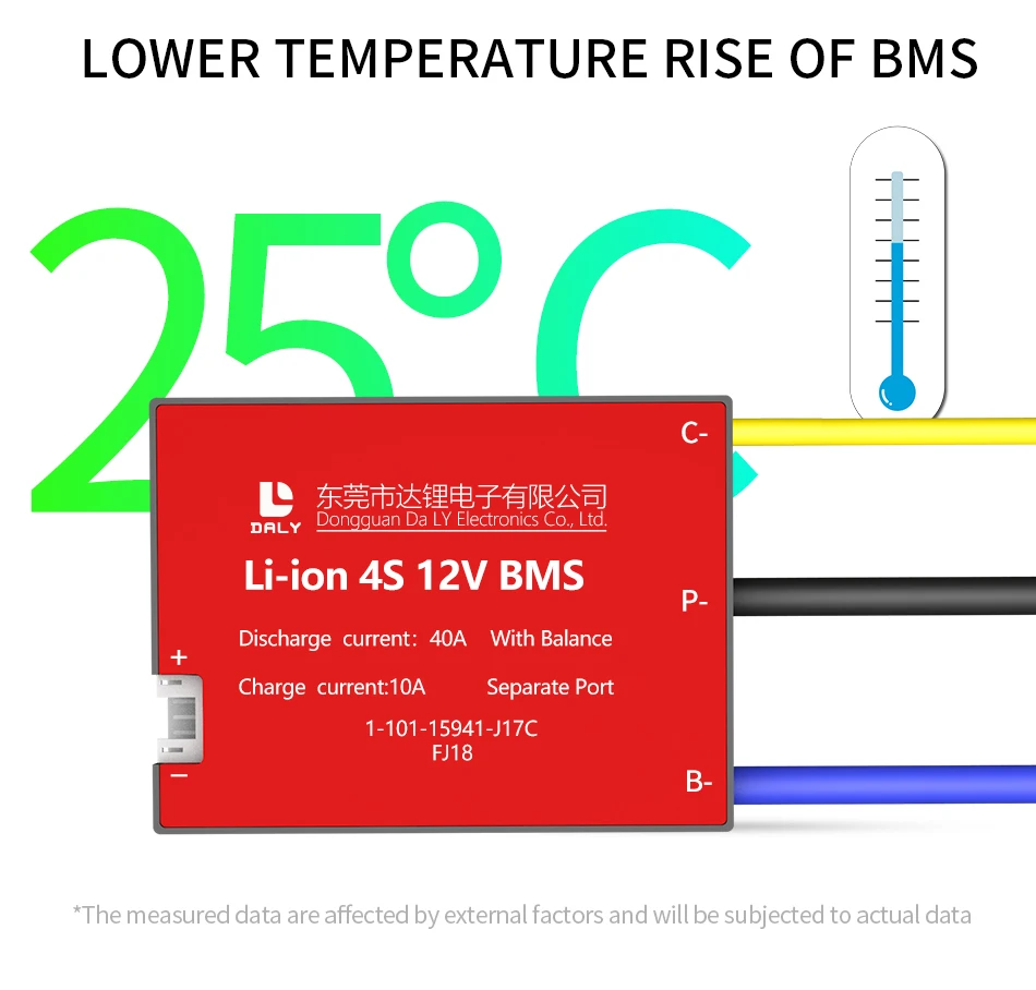 Daly BMS Li-Ion LiFePO4 BMS 3s-24s 12V 24v 36V 48V 60V 72V 29,6 in15A 20A 30A 40A 50A 60A 80A 100A 120A 150A Lithium battery BMS