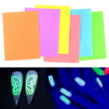 

3D Butterfly Nail Sticker Self-adhesive Foils Thin Laser Pcs Decorations Art Sticker Women 6/8/16 Diy Nail Holographic Lumi D7G1