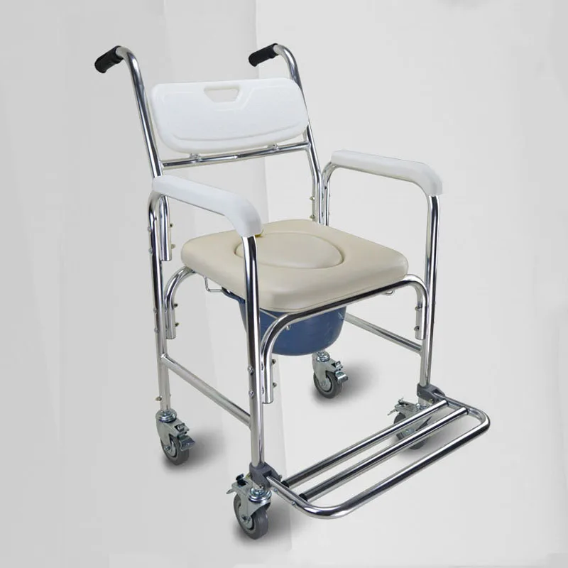 Инвалидная коляска Ванна Душ инвалидная коляска Многофункциональный туалетный стул для пожилых инвалидная коляска туалетный стул для пожилых инструмент для чистки туалета помощь людям