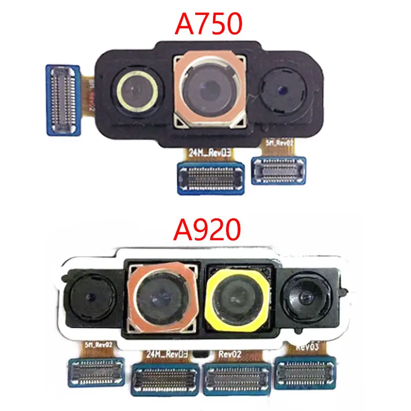 Малая фронтальная камера Flex для samsung Galaxy A9 A920 A920F A7 A750 A750F задняя большая Основная камера Модуль гибкий кабель