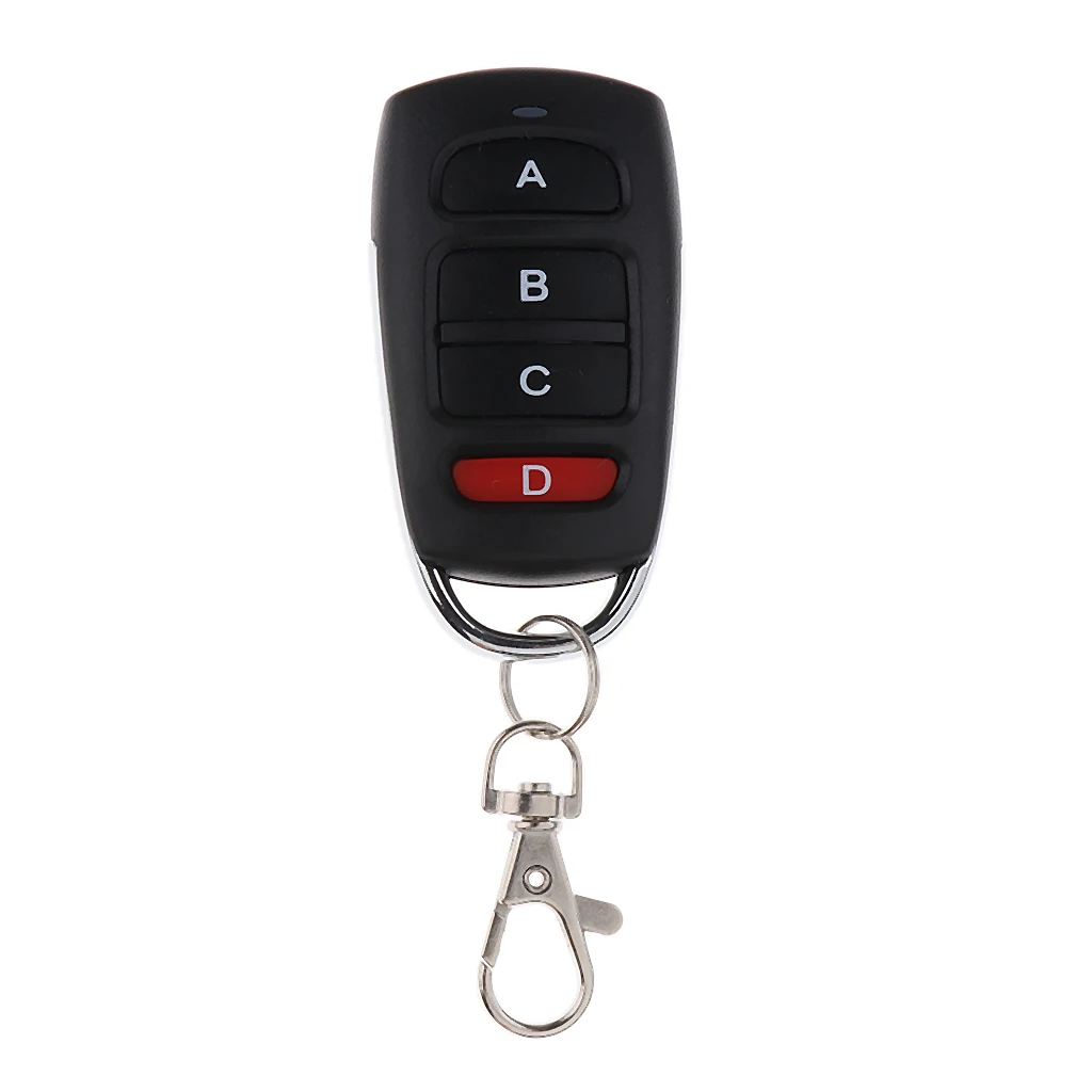 433Mhz Wireless Remote Control Car Door Electric Gate Keyfob 4-key Learn Column Fobs