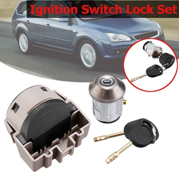 

Car Front Ignition Switch+Barrel Cyclinder Lock Cylinder+2 Keys For Ford for Focus MK1 Transit Connect 1998-2013 1022184 1677531
