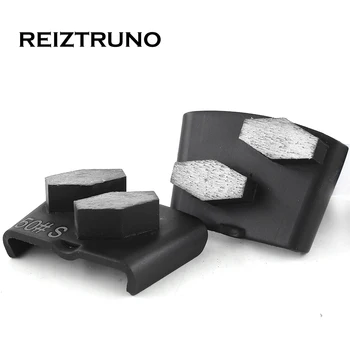 

REIZTRUNO 2 rhombus diamond Floor Grinding Shoes for concrete,HTC EZ Floor Grinding Tools,metal bond Floor Polishing Block