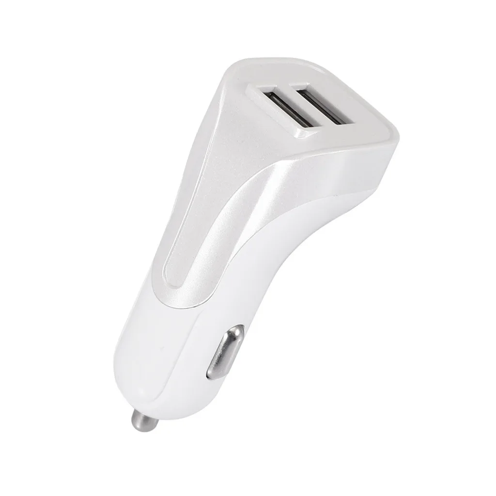 USB Автомобильное зарядное устройство адаптер двойной 2 USB Смарт зарядное устройство для быстрой зарядки 12 В/24 В Портативный двойной USB быстрая зарядка лучший внешний вид