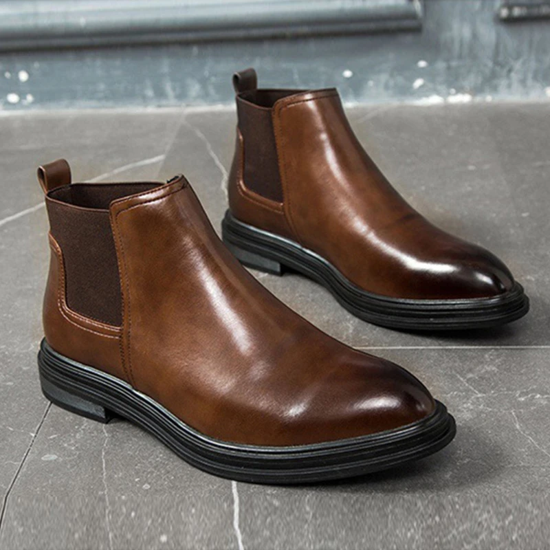 mens leather chelsea boots sale