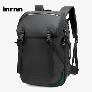 

inrnn Men's Multifunction Backpack USB Charging Waterproof Outdoor Travel Bag Male Large Capacity 15.6" Laptop Backpack Mochila