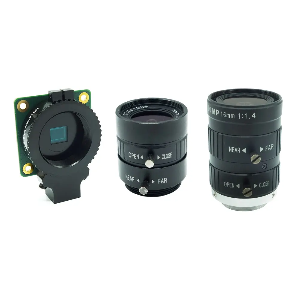 Módulo de Câmera Raspberry pi 12.3 Megapixels Sony Imx477 Sensor com Foco Ajustável mm cs 16 mm Lente de Montagem c para 4b 3b Mais de Alta Qualidade Acessórios p/ quadro de demonstração - Imagem 2