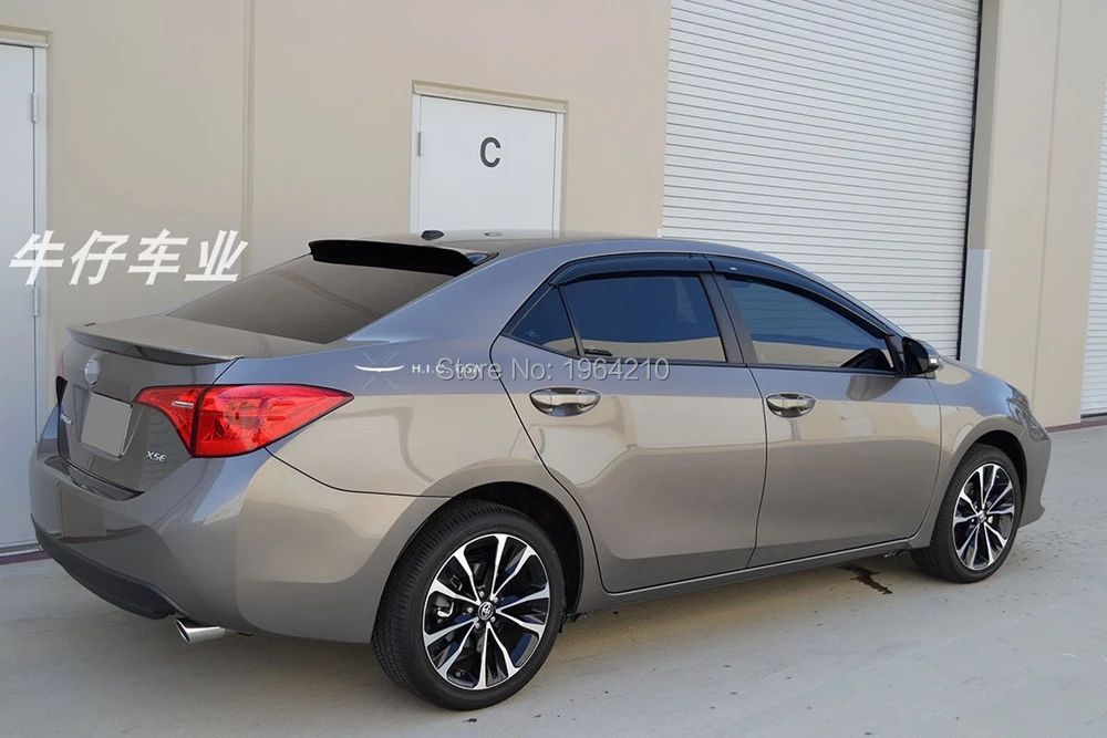 Автомобильный Стайлинг для Toyota Corolla спойлер 2008-2013- абс пластиковый материал задний спойлер на крыше солнцезащитный козырек спойлер крыло