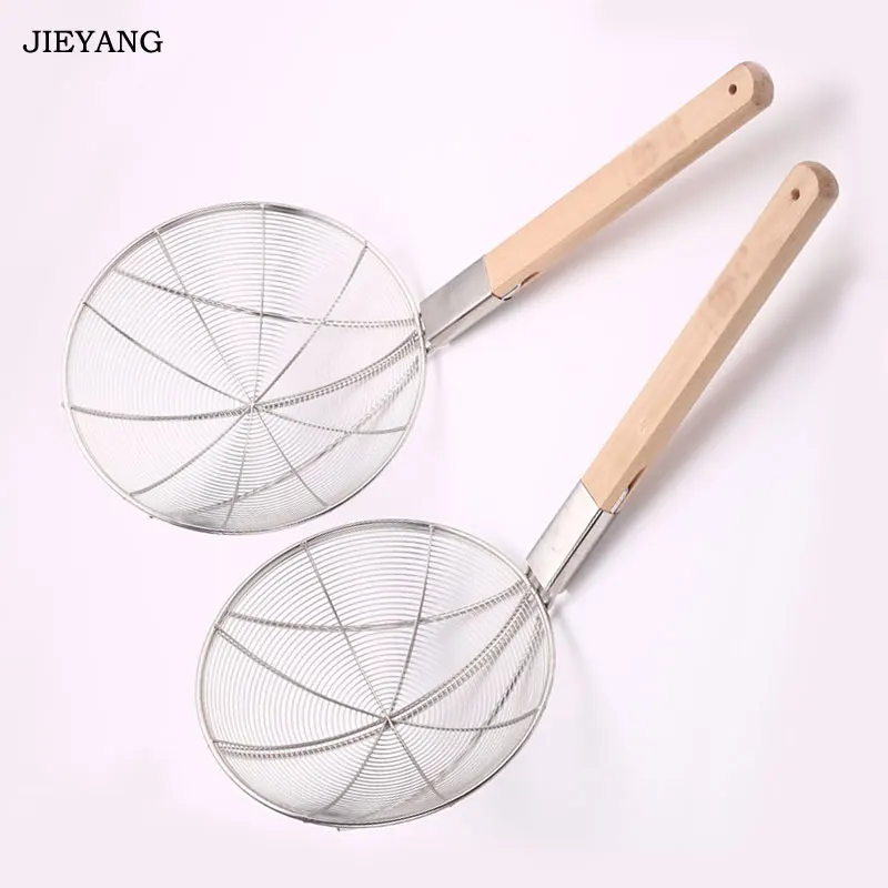 1pc Kitchen Noodle Handheld Screen Mesh Strainer Pasta Oil Sieve