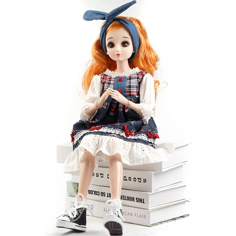 AI-B159-D Одежда для отдыха ручной работы 60 см BJD Модель Кукла игрушка Моделирование 3D кукла игрушка умная девочка игрушка модель музыкальная Кукла Подарочный набор - Цвет: AI-B159-D