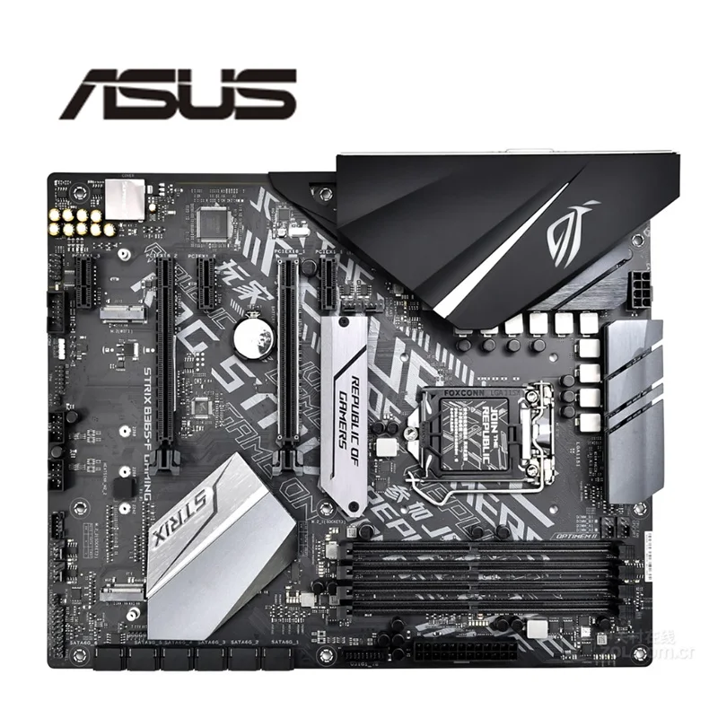 Для Asus ROG STRIX B365 F GAMING оригинальная б/у Материнская плата Intel B365M DDR4 LGA 1151 i7/i5/i3 USB3.0