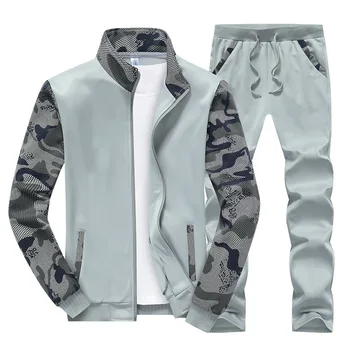 

Men Tracksuits with Pants GYM Set Male Spring Autumn Two Pieces Sweatshirt Sweatpants Casual Track Suit Sportswear Sets MY145