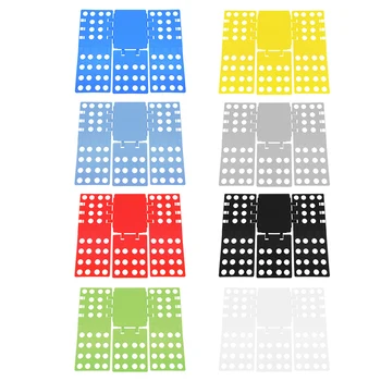 

Plastic Cloth Holder Organzier Folding Garment Board for Home Storage Tools