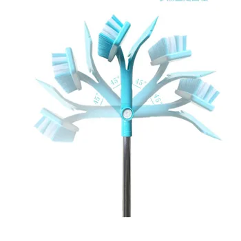 

Hot New Product Bathroom Telescopic Tile Brush Corner Floor Bathroom Floor Brush Long Handle Mop Rotating Bathroom Cleaning Tool