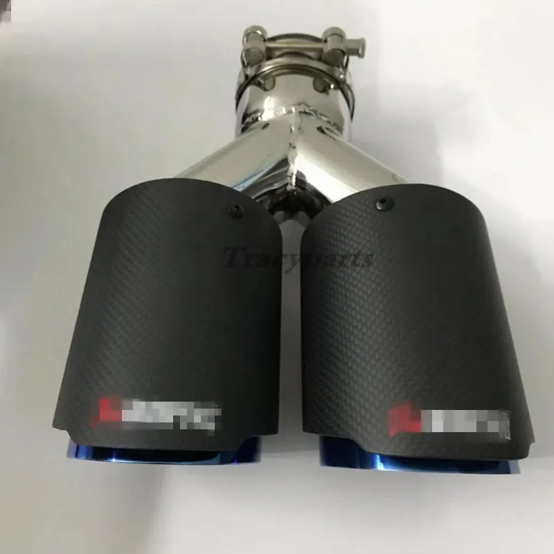 1 шт. автомобиль Akrapovic Универсальный наконечник выхлопной трубы Синий