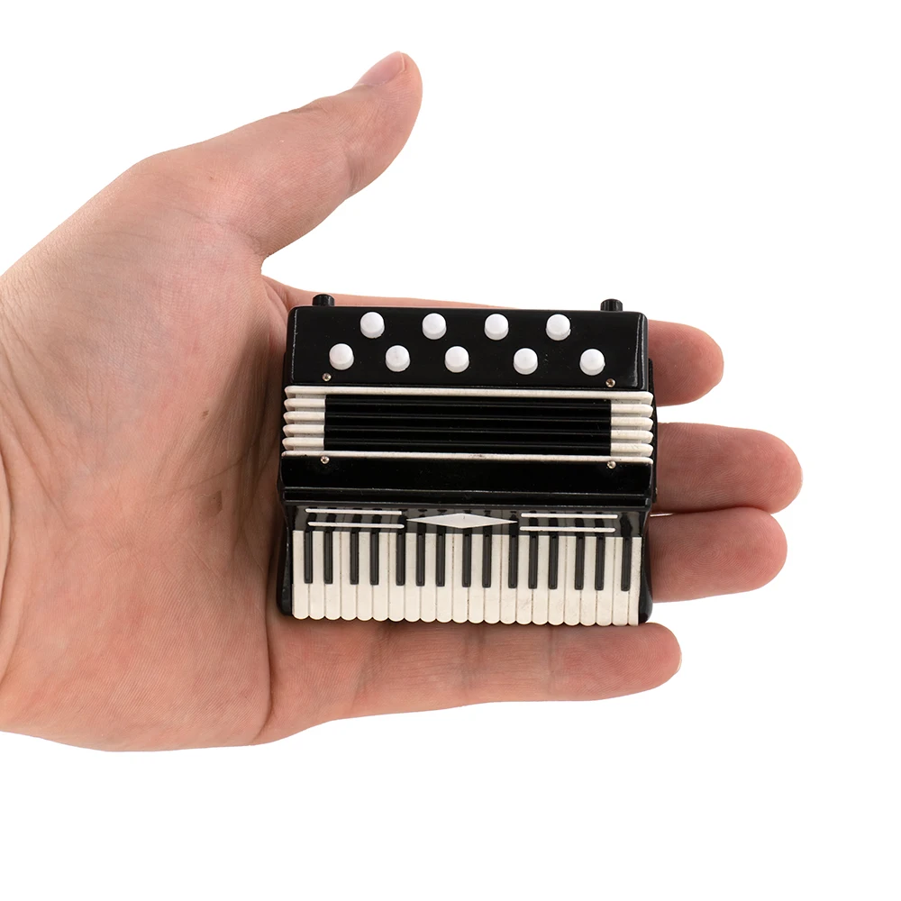 Miniatur Akkordeon Mini Musikinstrument Dekoration