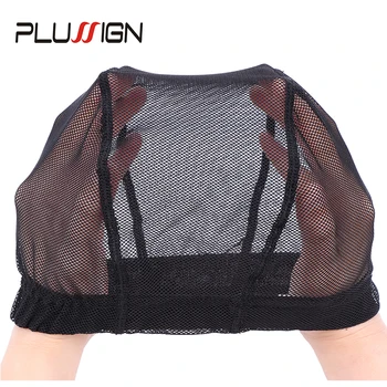 

Small Hole Crochet Wig Cap Invisible Dome Mesh Wig Cap Free Size Wig Cap For Making Wigs With Adjustable Plussign 6Pcs-12Pcs/Lot