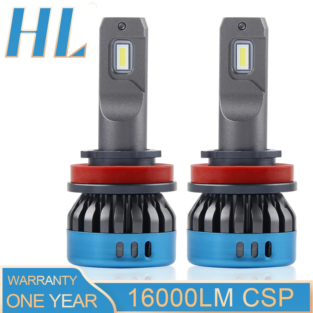 

/HL/ Super Bright Cars LED Headlight Bulbs H1 H4 H7 H8 H9 H11 HB3 HB4 16000LM 6000K White 80W 12V 24V LED H4 Kit Lamp Auto Light