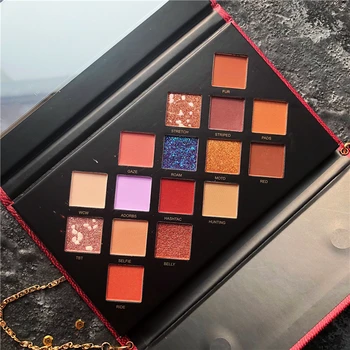 

Brand 16Color Glitter EyeShadow Palette Pigmented Shimmer Matte Eyeshadow Pallete Shine Metallic Diamond Makeup Palette Cosmetic