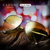 CAPONI Classic Sunglasses For Men Photochromic Day And Night Driving Yellow Glasses Polit Fishing Men's Sun Glasses BSYS3104 ► Photo 2/6