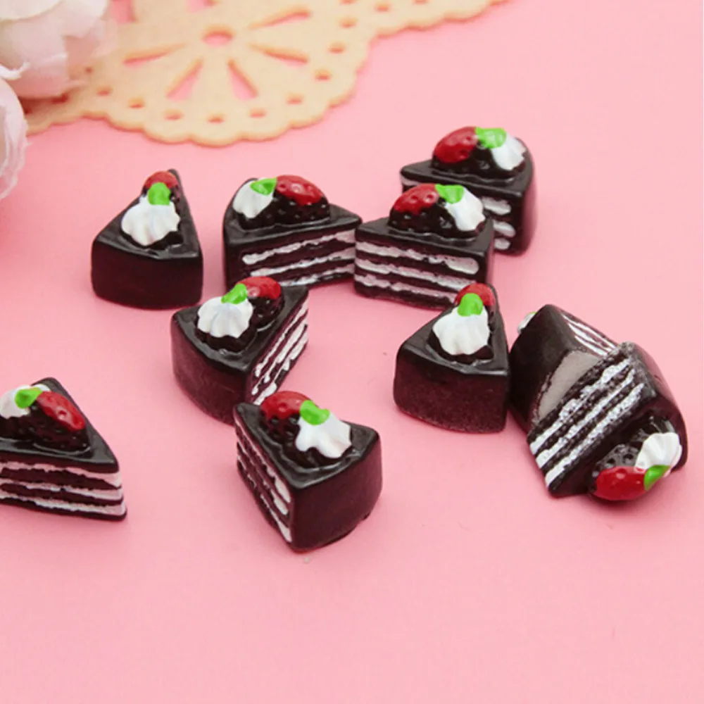 10 шт назад DIY Миниатюрный кабошон ремешок для мобильного телефона Kawaii плоская