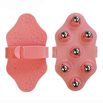 

360 Rotation Muscle Pain Relief Relax Device 7 Ball Bead Portable Body Massager Body Relaxing Hand Massage Tool