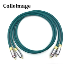 Colleimage Hifi Cardas RCA Interconnect Audio Cable Hifi 2 RCA Male To 2 RCA Male Interconnect Cable Preamp Headphone Amplifier