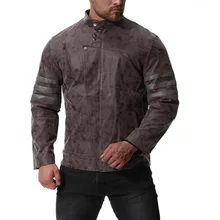 Осенняя мужская одежда большого размера винтажное Ретро локомотивное кожаное пальто Европейская и американская мода-Спортивная кожаная куртка B022