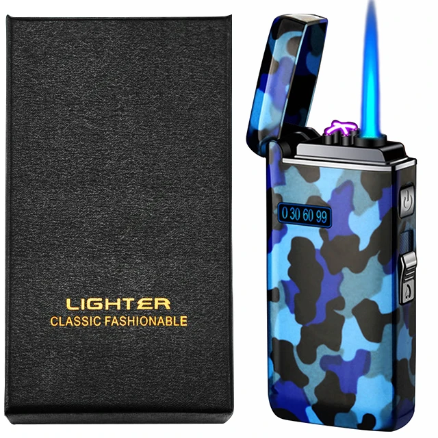 Arc Electric Lighter Jet Flame Torch 